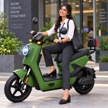 Pixie 48V – Affordable Electric Scooter | Up to 75 km Range